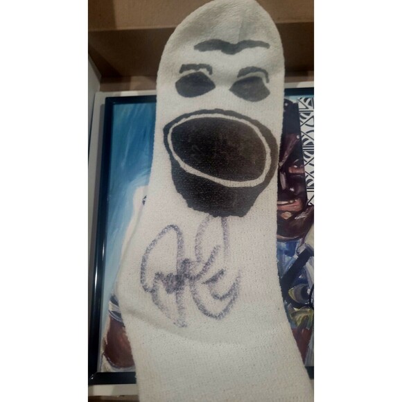 WWE Mick Foley Signed Mr Socko Sock + Framed/Signed 8x10+Signed COA Mankind WWF - Picture 8 of 8